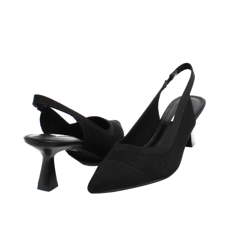 KEYS - Decolletté scianel nera in tessuto - 10770