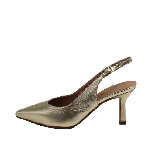 Scarpa decollette chanel oro