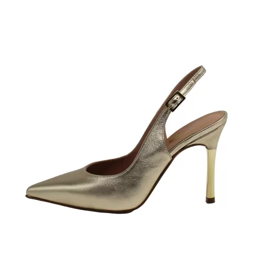 Scarpa decollette chanel oro