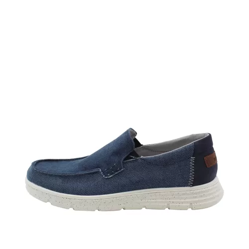 IGI&CO - Mocassino blu in tela - 7615200