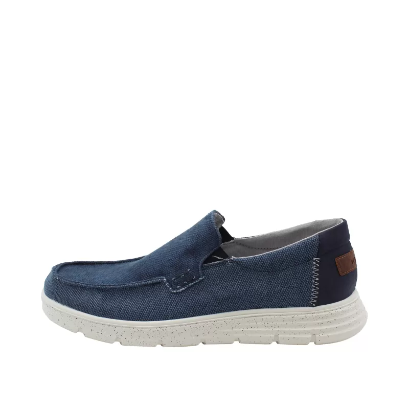 IGI&CO - Mocassino blu in tela - 7615200