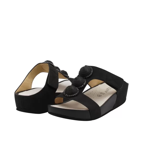 GRUNLAND - Ciabatta nera - ci0881-c9 dira