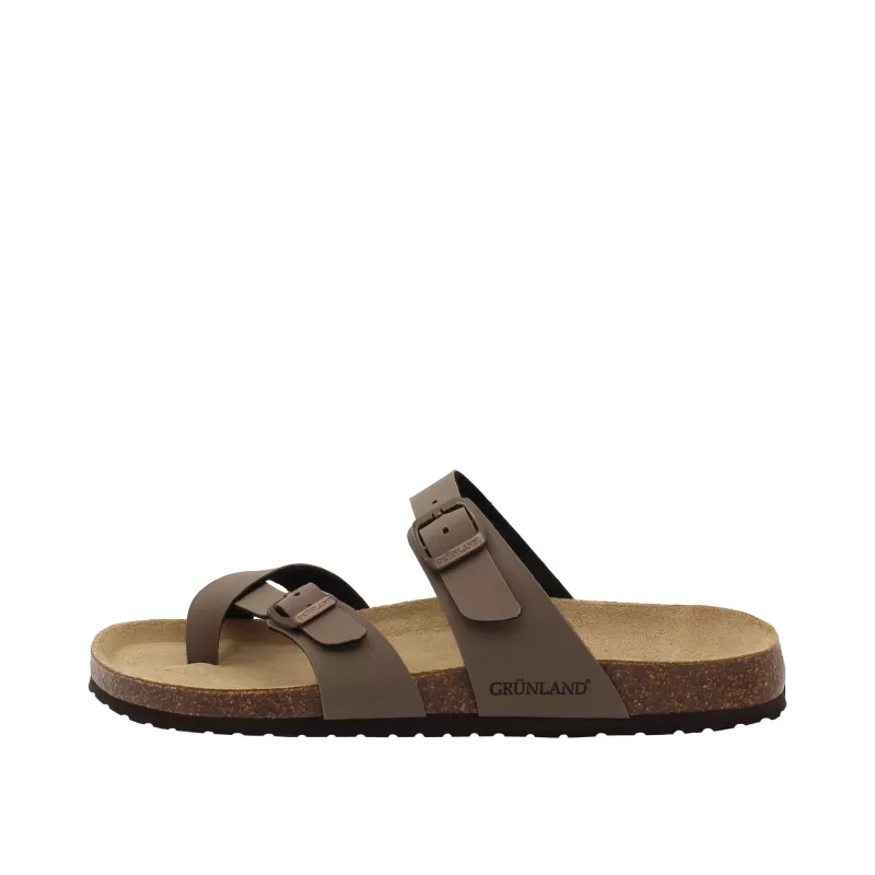 GRUNLAND - Ciabatta infralluce tortora - bobo cb1561-40