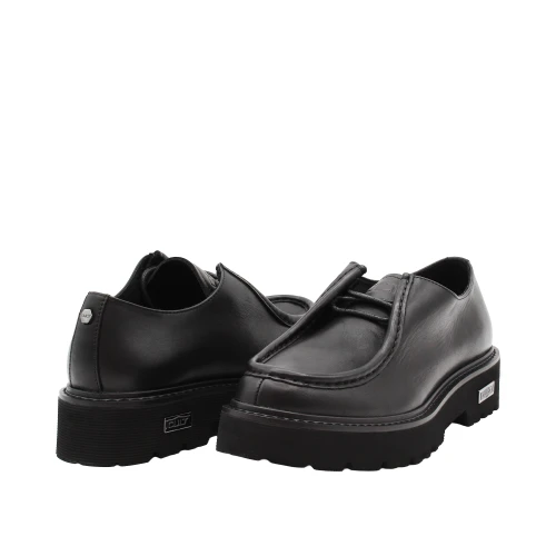 Scarpa nera con laccio 2