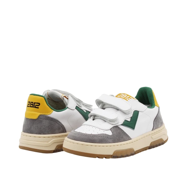 2B12 - Sneakers bianca e grigia - babyhyper-044