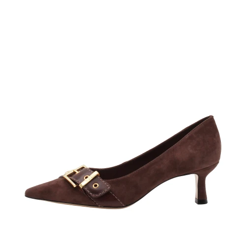 VICENZA - Decollete' marrone - 11502