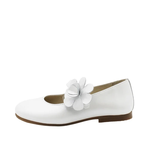 PANYNO - Ballerina bianca con fiore - e3404