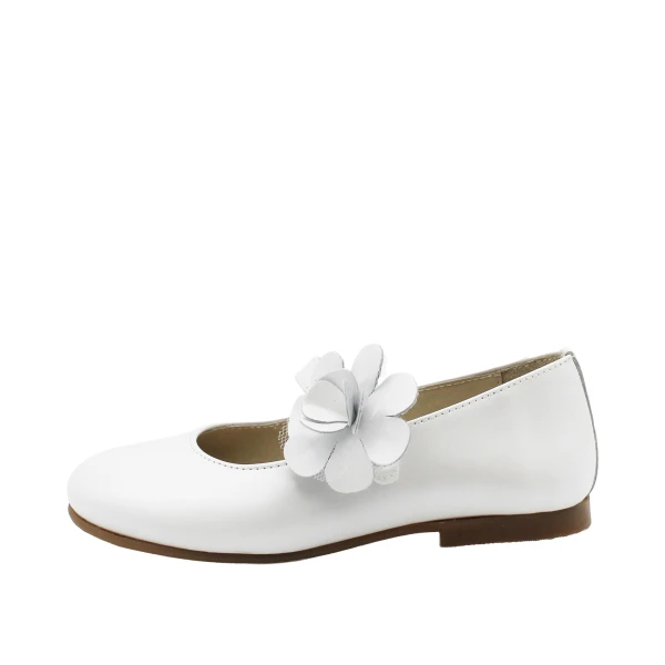 PANYNO - Ballerina bianca con fiore - e3404