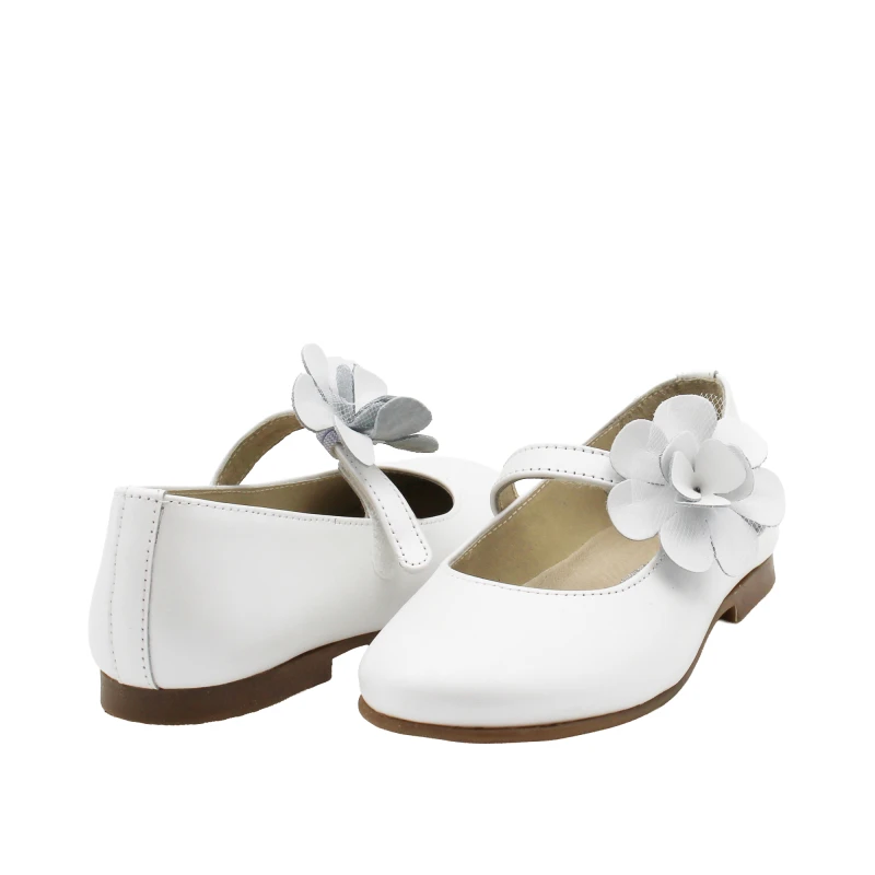 PANYNO - Ballerina bianca con fiore - e3404