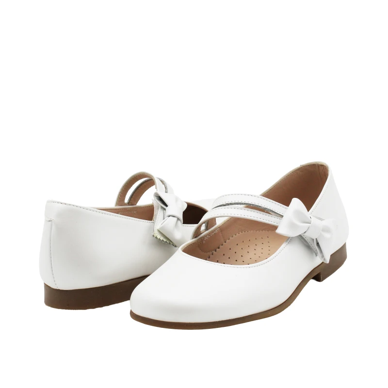 PANYNO - Ballerina bianca con fiocco - f2010