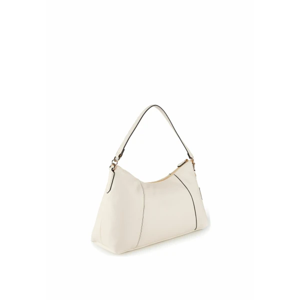 LIU JO - Borsa crema con tracolla logo - aa6164e1012-x0459