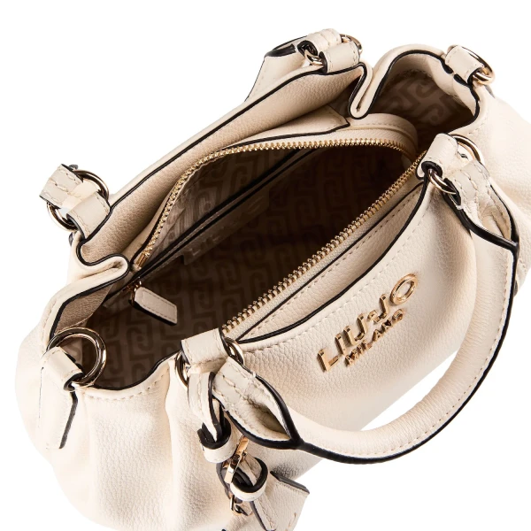 LIU JO - Borsa crema con manici - aa6165e1012-x0742