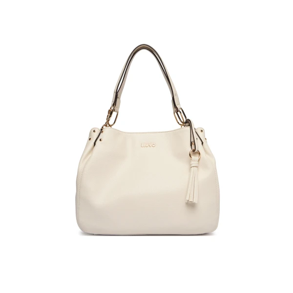 LIU JO - Borsa crema con manici - aa6185e1012-x0459