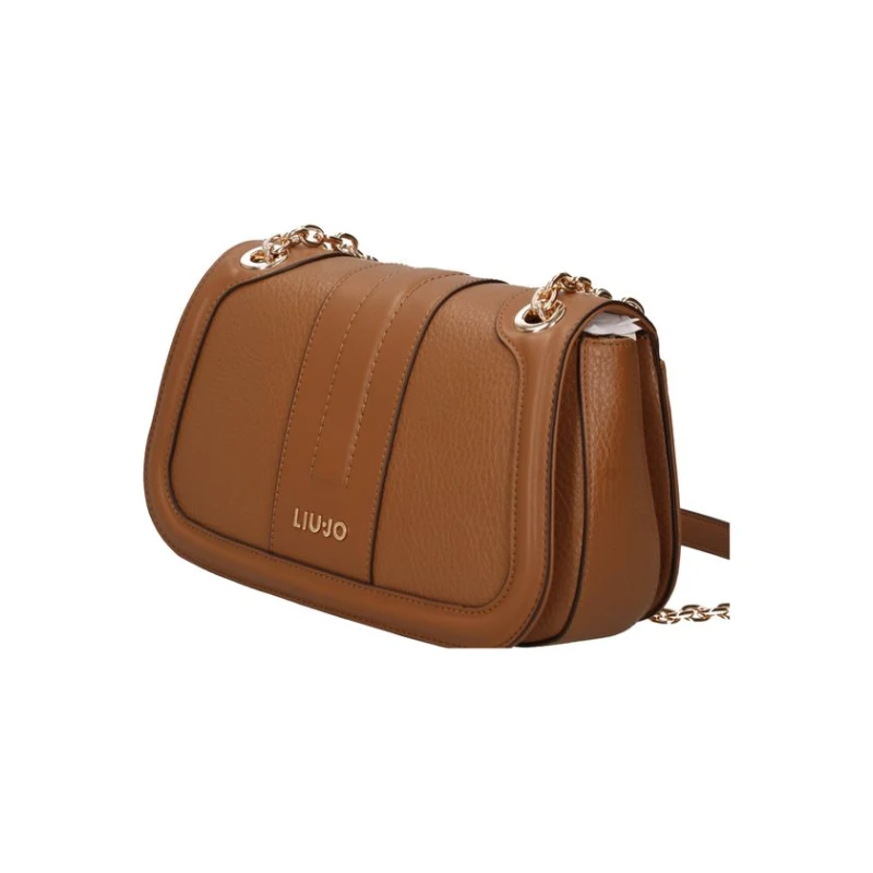 LIU JO - Borsa cuoio con tracolla e catena - aa6108e1109-80933