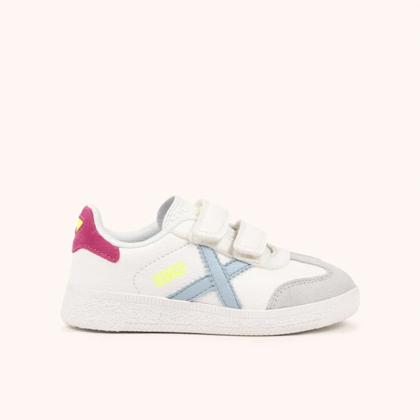MUNICH - Smeakers bianca con velcro - 8032015
