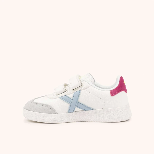 MUNICH - Smeakers bianca con velcro - 8032015