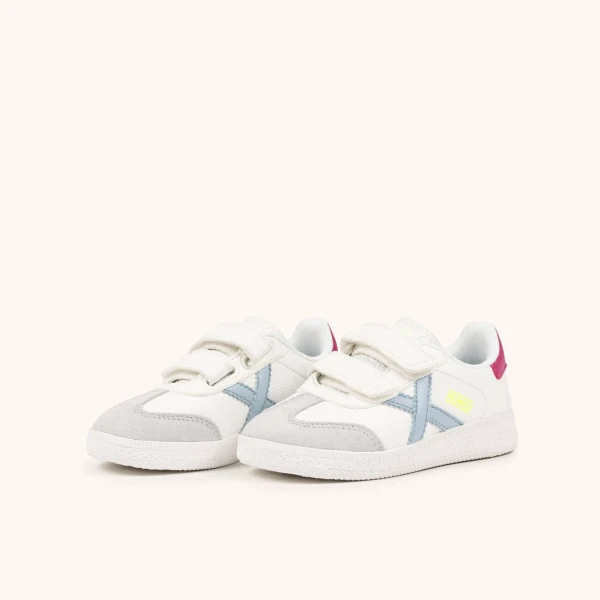 MUNICH - Smeakers bianca con velcro - 8032015