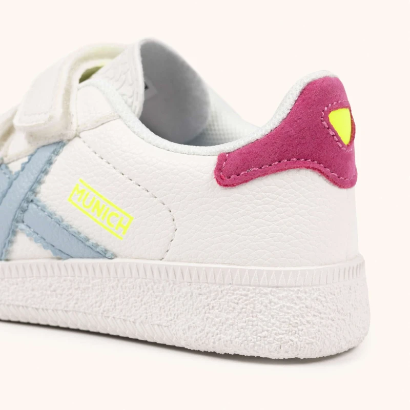 MUNICH - Smeakers bianca con velcro - 8032015