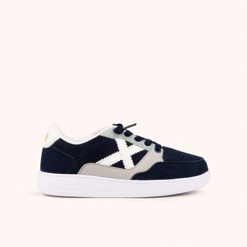MUNICH - Sneakers blu con velcro - 8022027