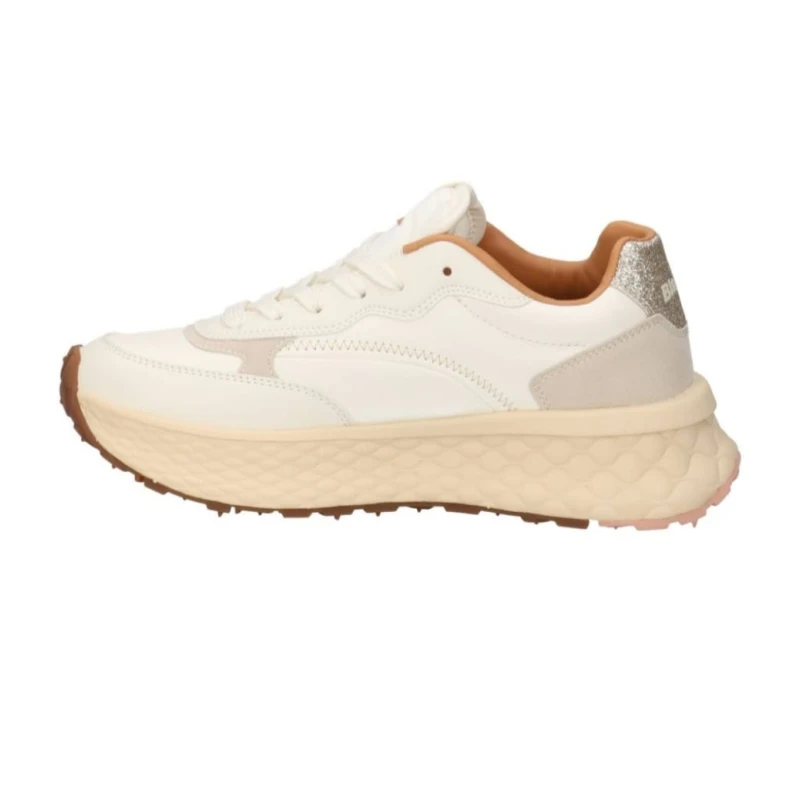 BLAUER - Sneakers bianca con glitter - s6lynn01/les