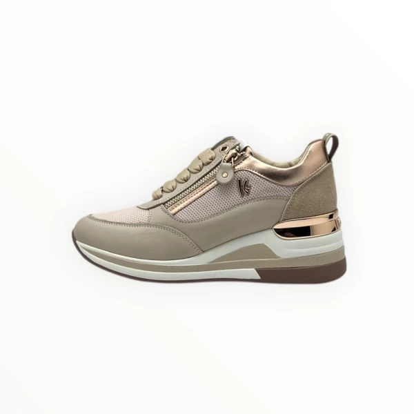 KEYS - Sneakers beige e cipria - k-11810
