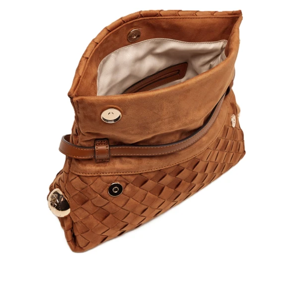 LIU JO - Borsa cuoio intrecciata - 