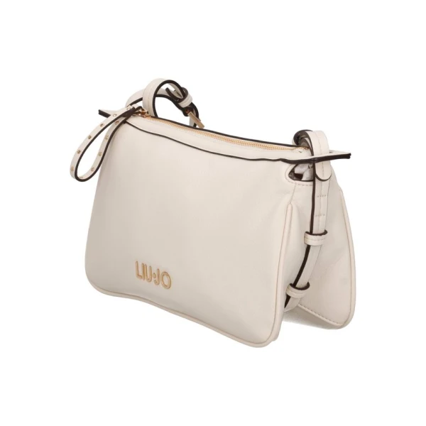 LIU JO - Borsa crema con logo - 