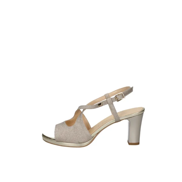 VALLEVERDE - Sandalo oro tessuto glitter - 28248