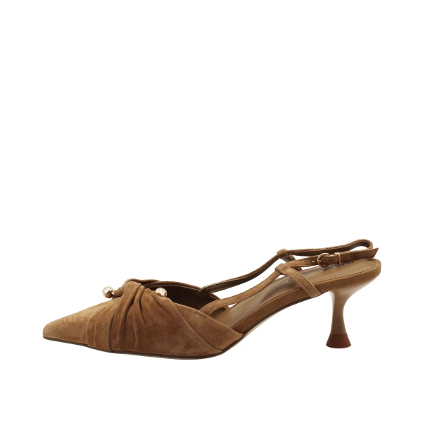APEPAZZA - Decollete' slingback con accessorio - s6glow04/sue