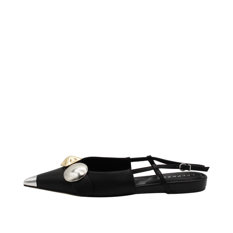 APEPAZZA - Decollete' slingback con puntale - 