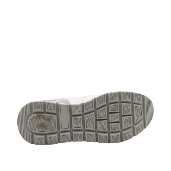 KEYS - Sneakers bianca e argento - k-11880