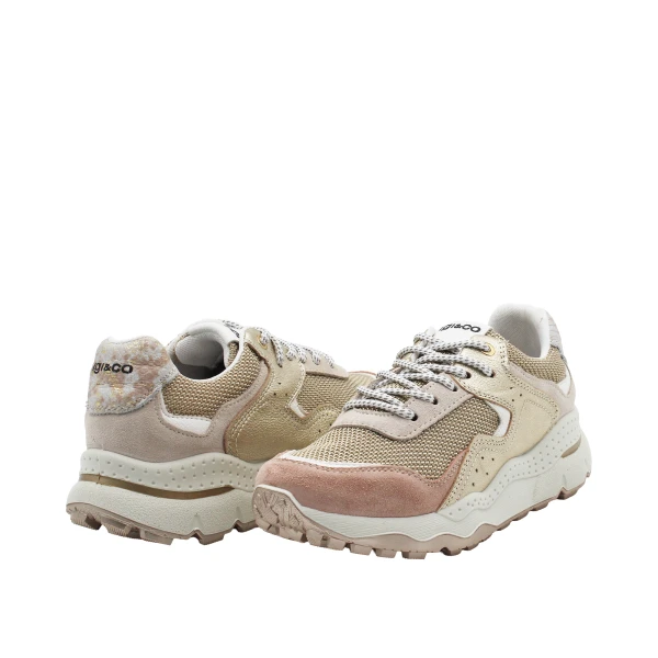 IGI&CO - Sneakers beige e oro - 1158000