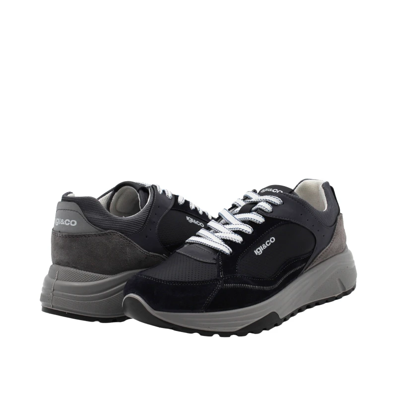 IGI&CO - Sneakers blu e grigio - 1119900