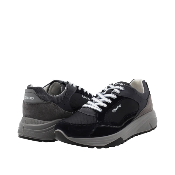 IGI&CO - Sneakers blu e grigio - 1119900