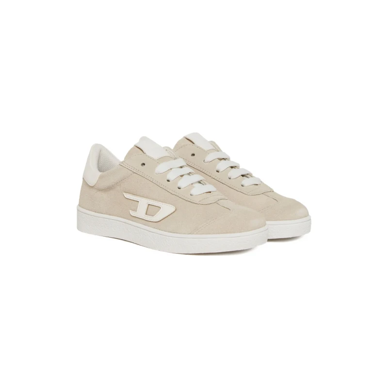 DIESEL - Sneakers beige e bianca - bc1056kf005 s-cougaz