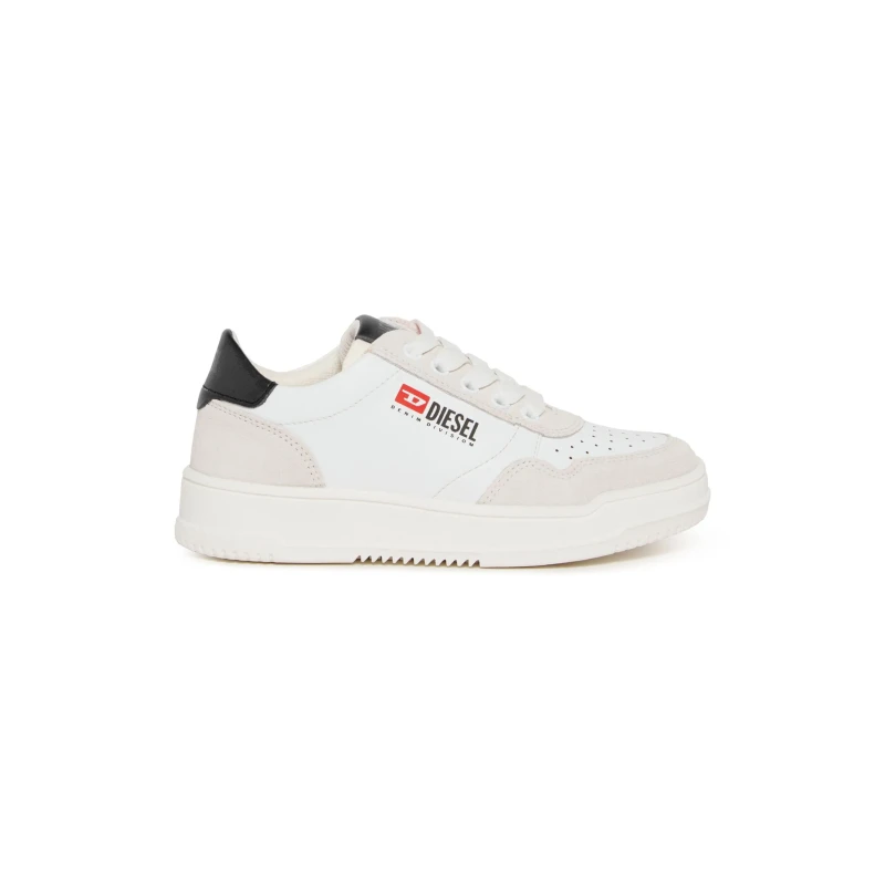 DIESEL - Sneakers bianca e beige - bc1055kf021 s-cascoun