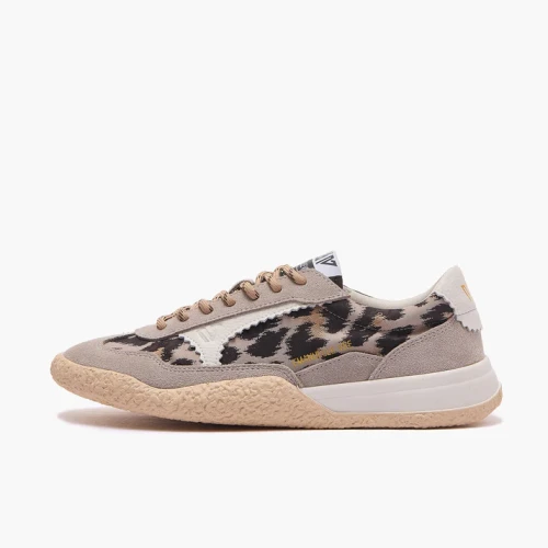 EMANUELLE VEE - Sneakers beige animalier - 461p-903-10-p011h