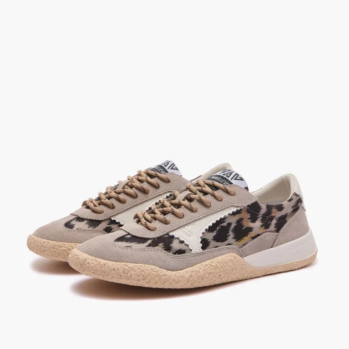 EMANUELLE VEE - Sneakers beige animalier - 461p-903-10-p011h 2