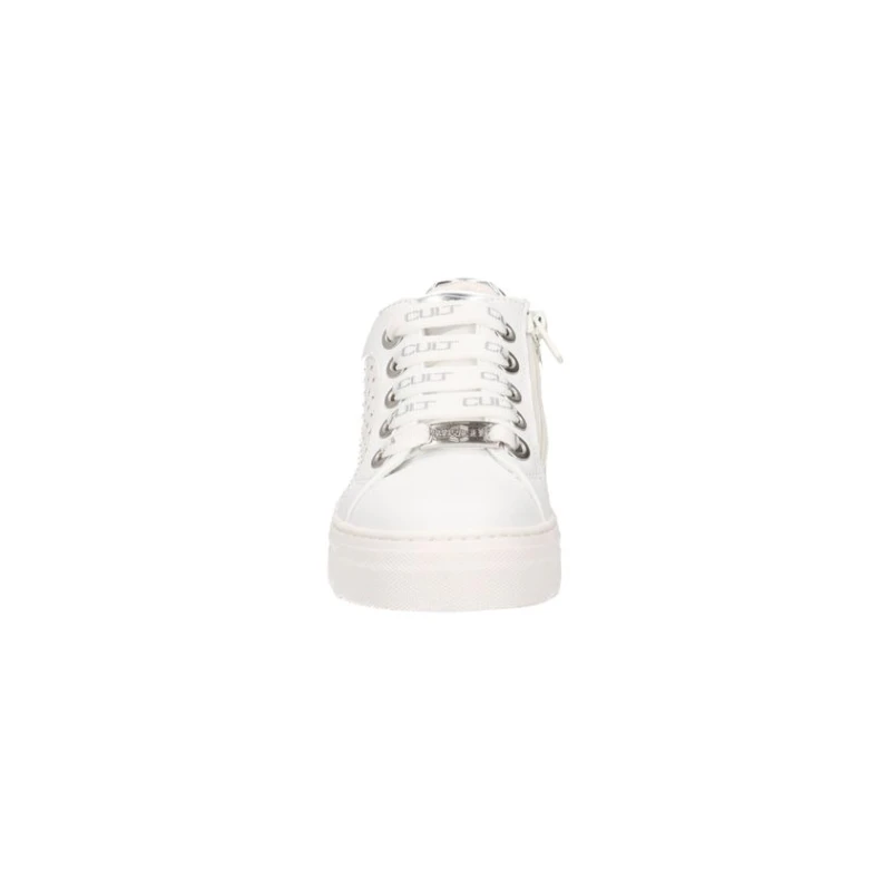 CULT - Sneakers bianca con microborchie - t-502