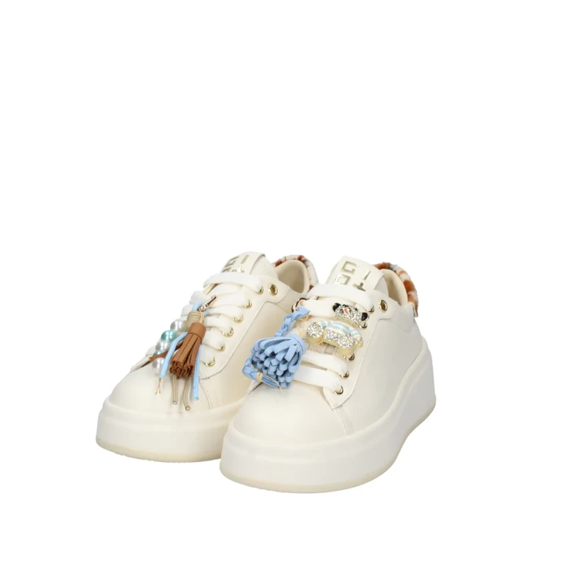 GIO+ - Sneakers beige e animalier - olivia02a