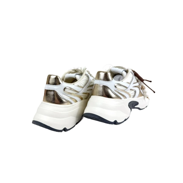 GIO+ - Sneakers bianca e oro - dalia13