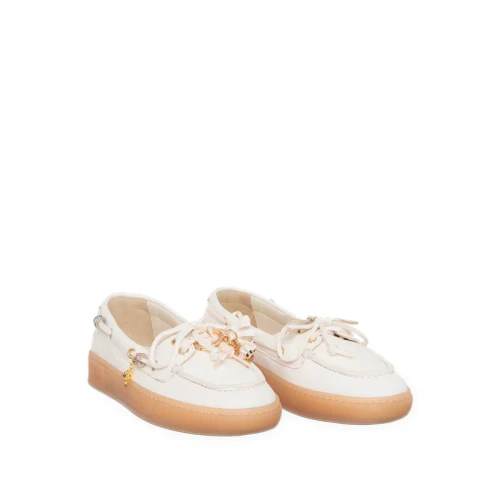 GIO+ - Sneakers panna con charms - moka06 2