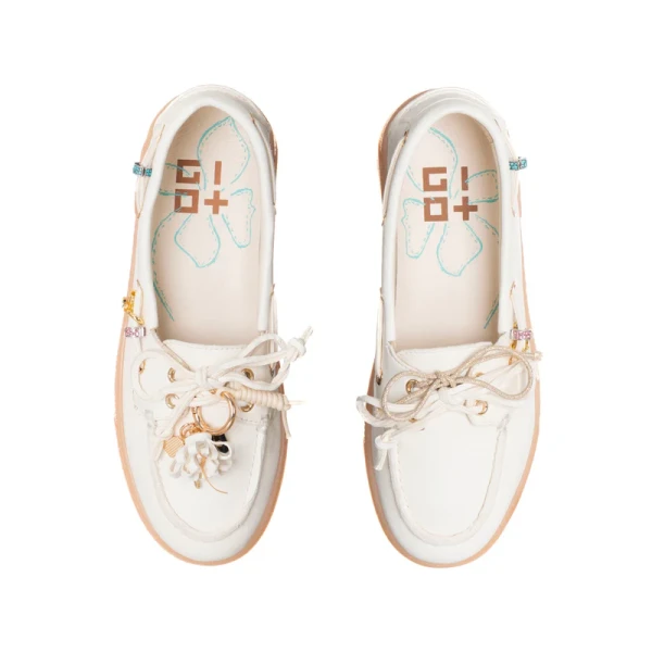 GIO+ - Sneakers panna con charms - moka06
