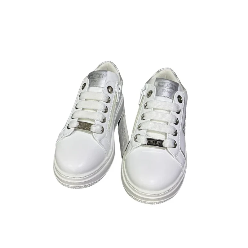 CULT - Sneakers bianca con strass - t-510