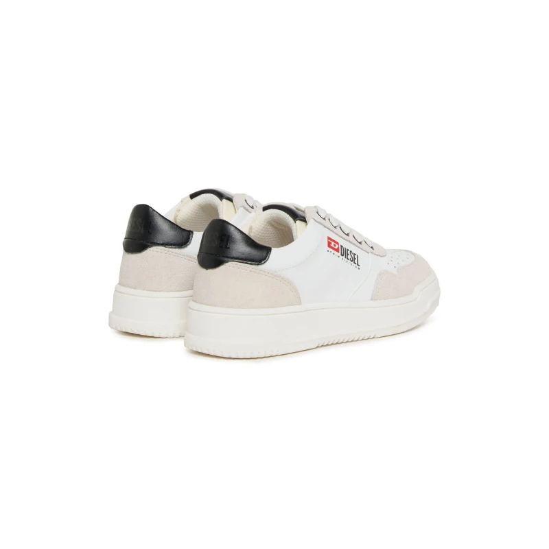 DIESEL - Sneakers bianca e beige - bc1055kf021 s-cascoun