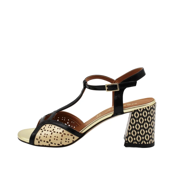 NACREE - Sandalo nero e beige - 762019