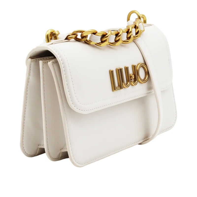 LIU JO - Borsa crema con logo - aa6121e0958-x0459