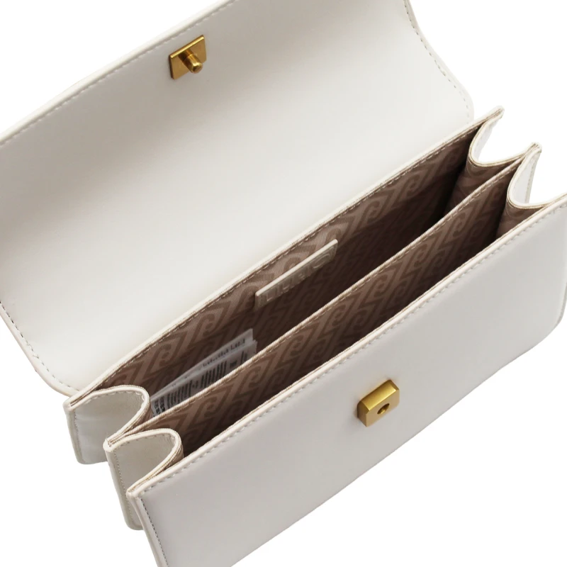 LIU JO - Borsa crema con logo - aa6121e0958-x0459