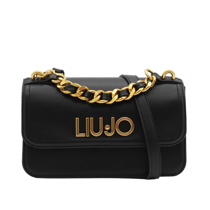 LIU JO - Borsa nera con logo - aa6121e0958-22222