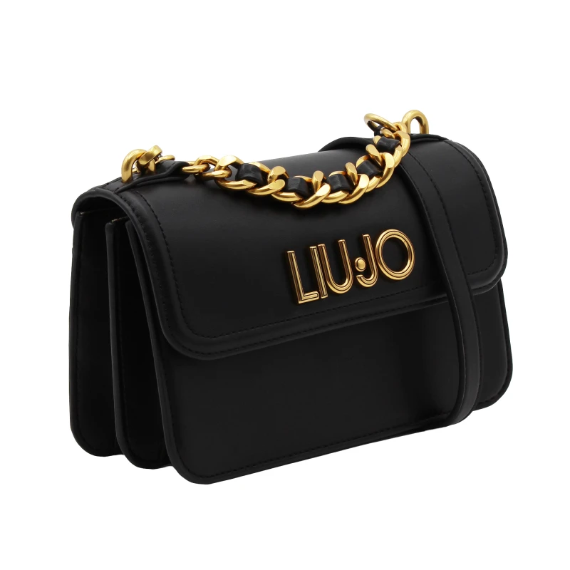 LIU JO - Borsa nera con logo - aa6121e0958-22222
